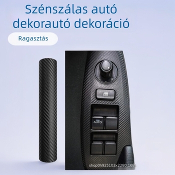 Chivike Szénszálas autómatrica, ragasztós, szénszálas mintázat