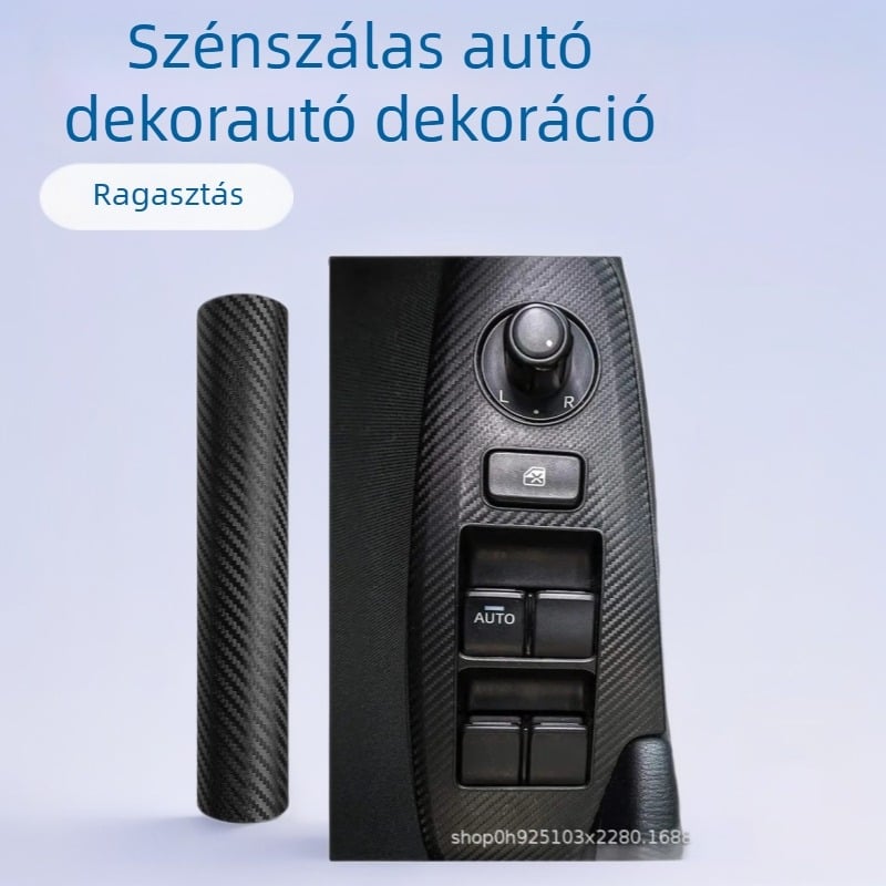 Chivike Szénszálas autómatrica, ragasztós, szénszálas mintázat