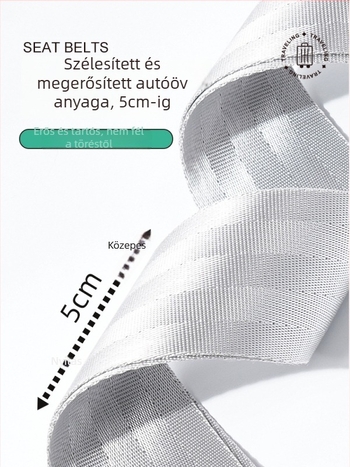 Poggyászheveder keresztbiztonsági dizájn, poliészter, 2018 tavasz