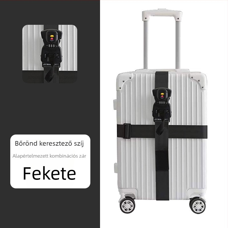 Poggyászheveder keresztbiztonsági dizájn, poliészter, 2018 tavasz