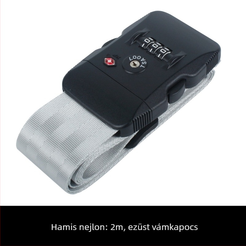 Poggyászheveder keresztbiztonsági dizájn, poliészter, 2018 tavasz