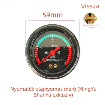 Többfunkciós műszerpanel vízhőmérséklet, olajnyomás, ampermérő, nyomaték és légnyomás méréseire (Model 123)