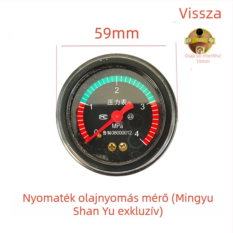 Többfunkciós műszerpanel vízhőmérséklet, olajnyomás, ampermérő, nyomaték és légnyomás méréseire (Model 123)