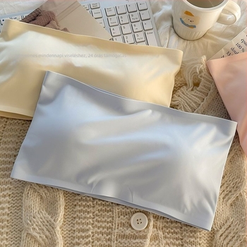 Női mellkas-wrap – nylon, varrat nélküli, vállpánt nélküli, csúszásmentes, vékony formázott kosár
