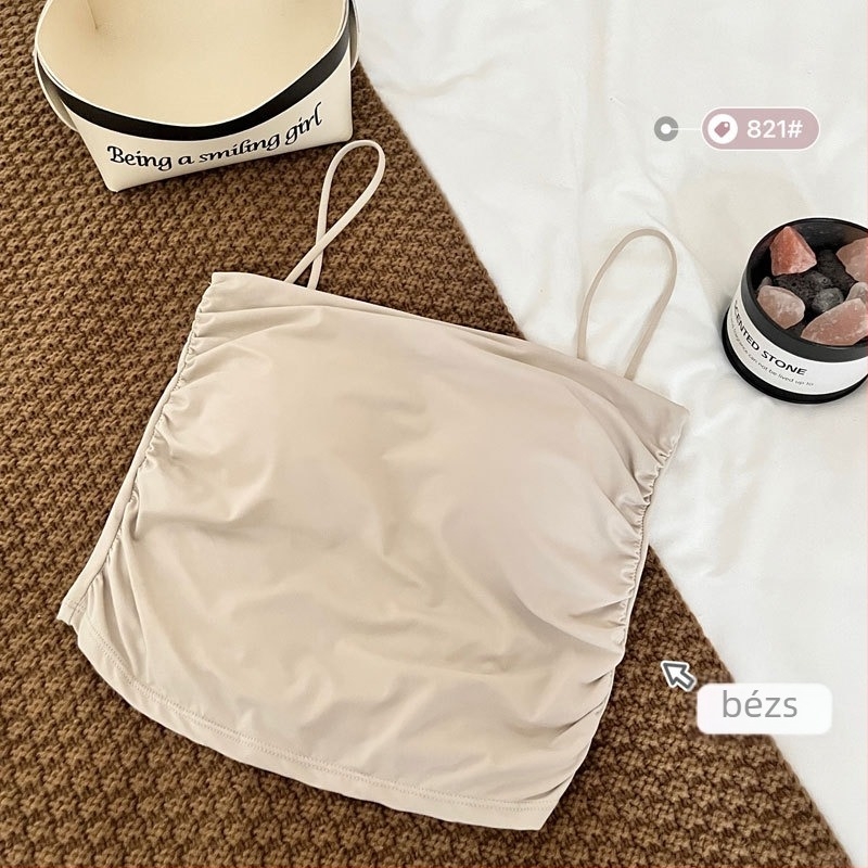 Tube Top Chest Wrap - Ice Silk, 70-80% Viscose, Full Cup, Breathable