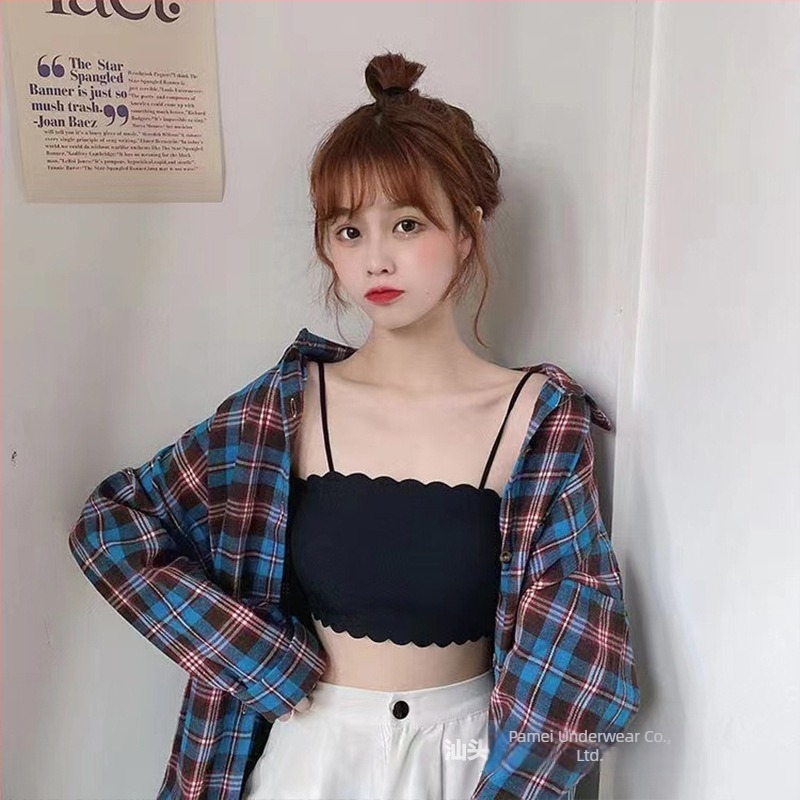 Jégselyem bandeau top, szép hátsóval, könnyű, női top