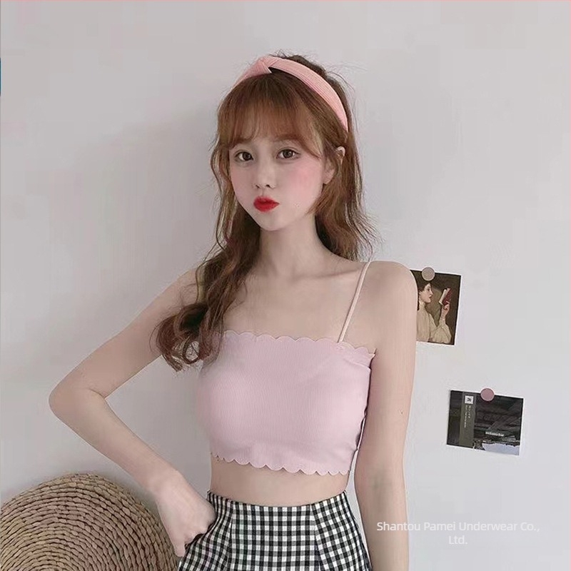 Jégselyem bandeau top, szép hátsóval, könnyű, női top