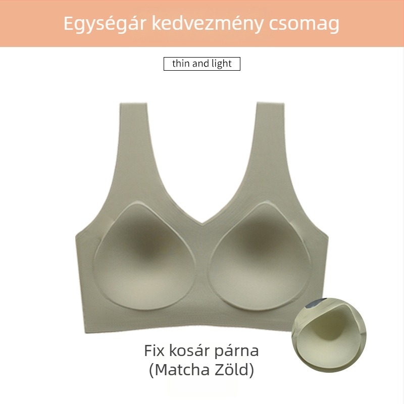Varrás nélküli női melltartó – teljes kosár, pánt nélküli top, párnázott, sportos stílus, nagy méretek
