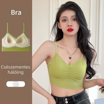 Női strapless, seamless melltartó, 5/8-es kupával, vékony formázott kosár, felső támasz, légáteresztő Spandex/Lycra