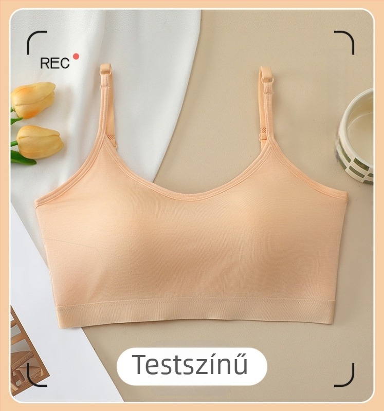 Női nyáriModal anyagú pánt nélküli melltartó integrált kosarakkal, acélgyűrű nélkül