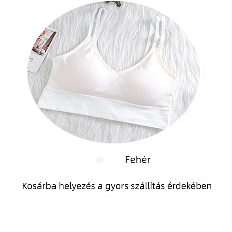 Nélküli acélváz nélküli sportmelltartó nőknek – push-up, anti-esés, vékony felsőrész