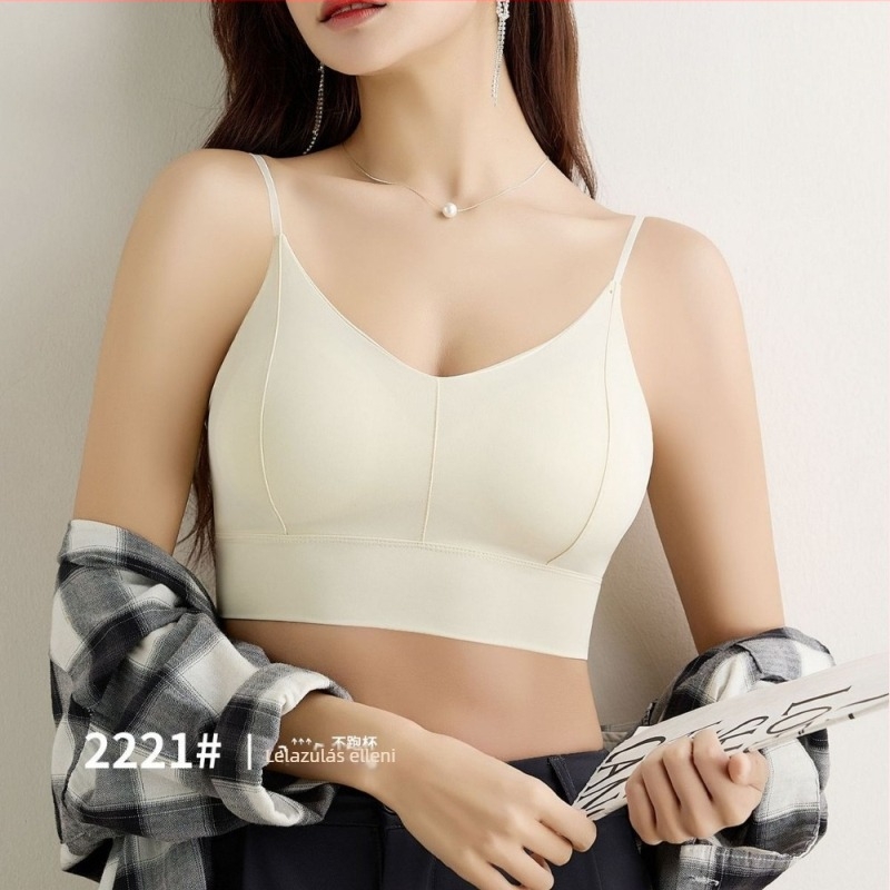 2221 Bandeau melltartó ice silk anyagból, push-up, fix kosár, kényelmes és sokoldalú
