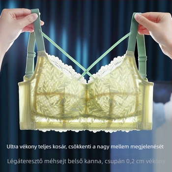 Csipkés melltartó ultrakönnyű, formázott kosarakkal, teljes kosár, fő anyag: nylon, bélés: spandex, hátul négy soros kapoccsal záródik (Ultrakönnyű formázott kosár, Teljes kosár, Fő anyag: nylon, Bélés: spandex, Hátoldali négy soros kapocs)