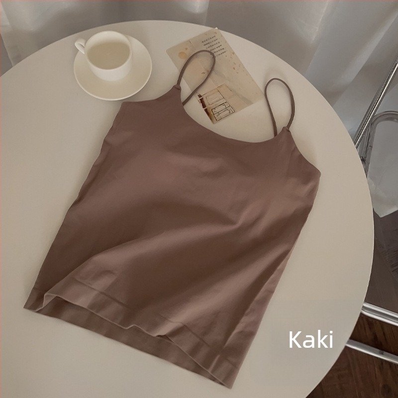 Női vállpántos top mellkas párnával, nylon-spandex anyag, karcsú vonal, nagy rugalmasság