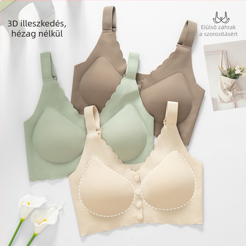 Vest-stílusú tubus top melltartó vékony formázott kosarakkal, hossz a mellkasig, Ice Silk nylon