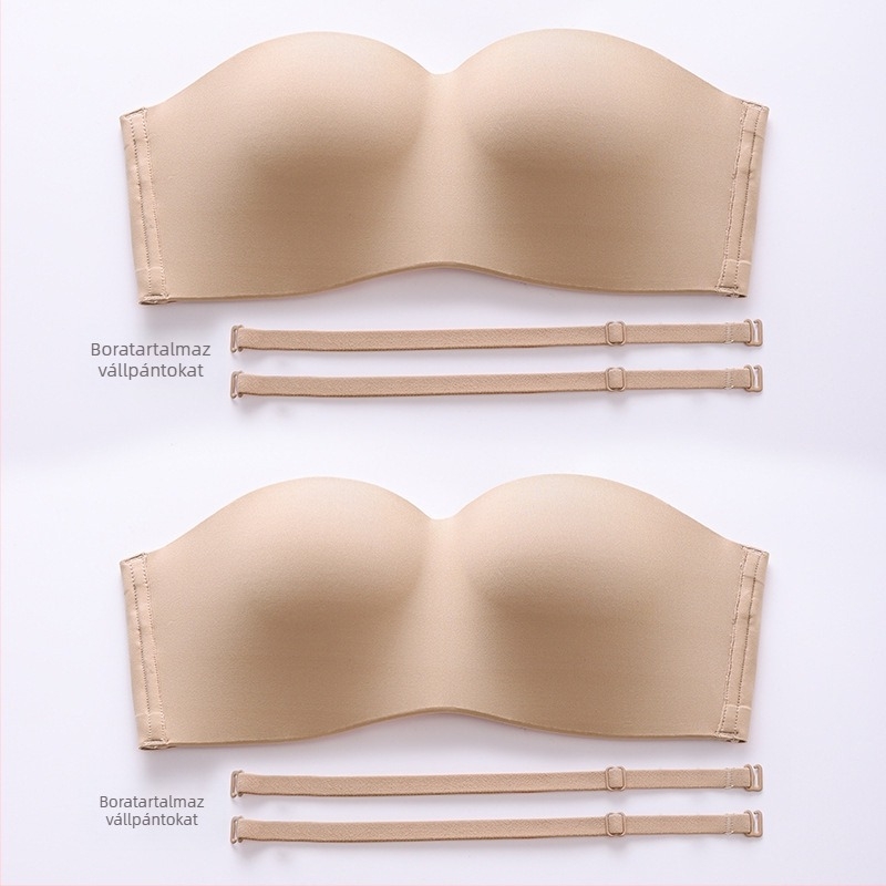 Félsújt melltartó vékony formázott kosarakkal; 1/2 kosár; nylon anyag 50–70% tartalom; légáteresztő