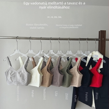 Vezeték nélküli melltartó lift funkcióval, nyúlfülös kosárkák, varrat nélküli bőrtónusú anyag