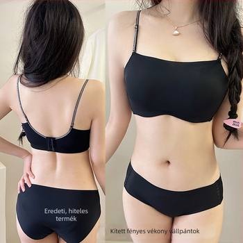 Sima nélküli bandeau melltartó nőknek, kis mellűeknek, push-up