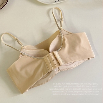 Sima nélküli bandeau melltartó nőknek, kis mellűeknek, push-up