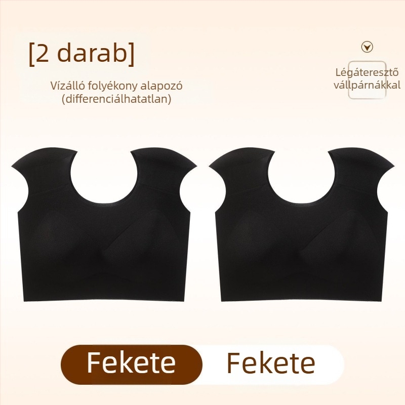 Vezeték nélküli melltartó, teljes kosár és vékony formázott kosár, bélés nylon 70–80%, fix pántok