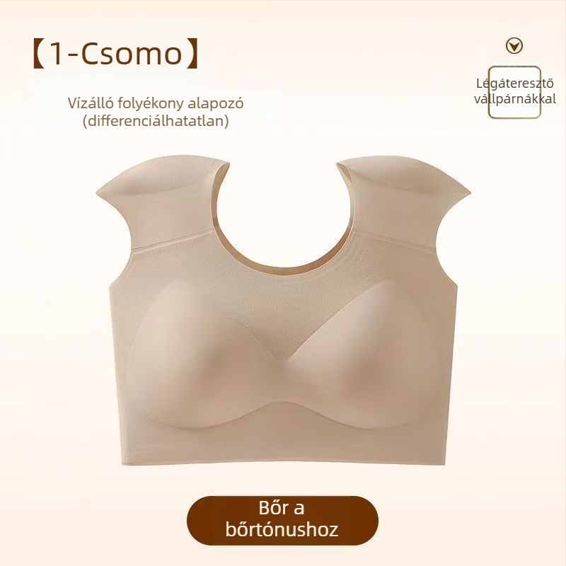 Vezeték nélküli melltartó, teljes kosár és vékony formázott kosár, bélés nylon 70–80%, fix pántok