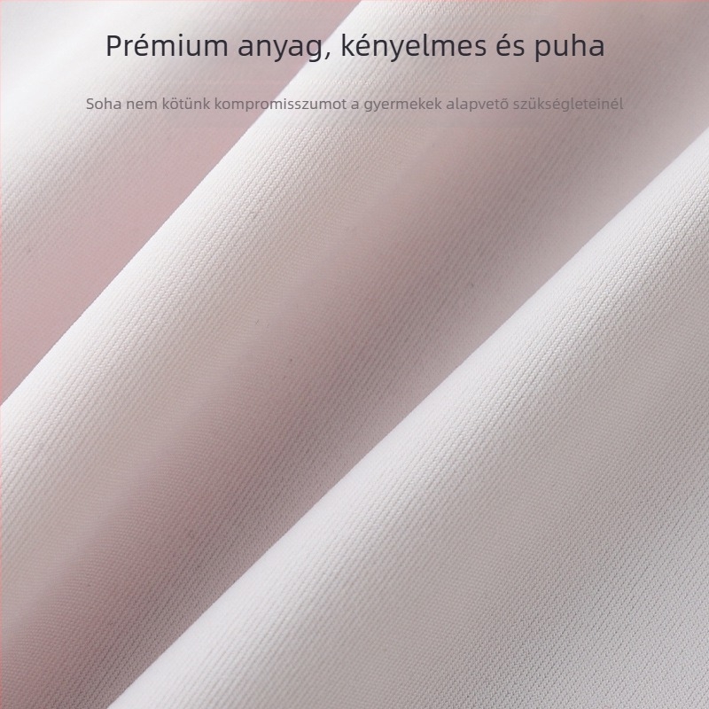 Fiatal lányoknak tervezett váll nélküli melltartó a fejlődési időszakra, 7–12 évesek, légáteresztő nylon
