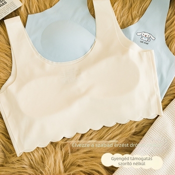 Nylon seamless top vékony illesztett kosarakkal, 3/4 kosár, rögzített vállpántok, spandex bélés