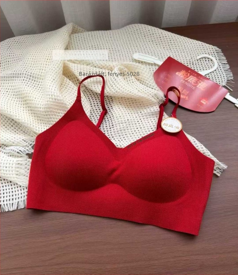 Varrás nélküli melltartó, merevítő nélkül, 3/4-es kosár, középen formált kosár, fő anyag nylon, bélés pamut, mellény-stílusú, légáteresztő