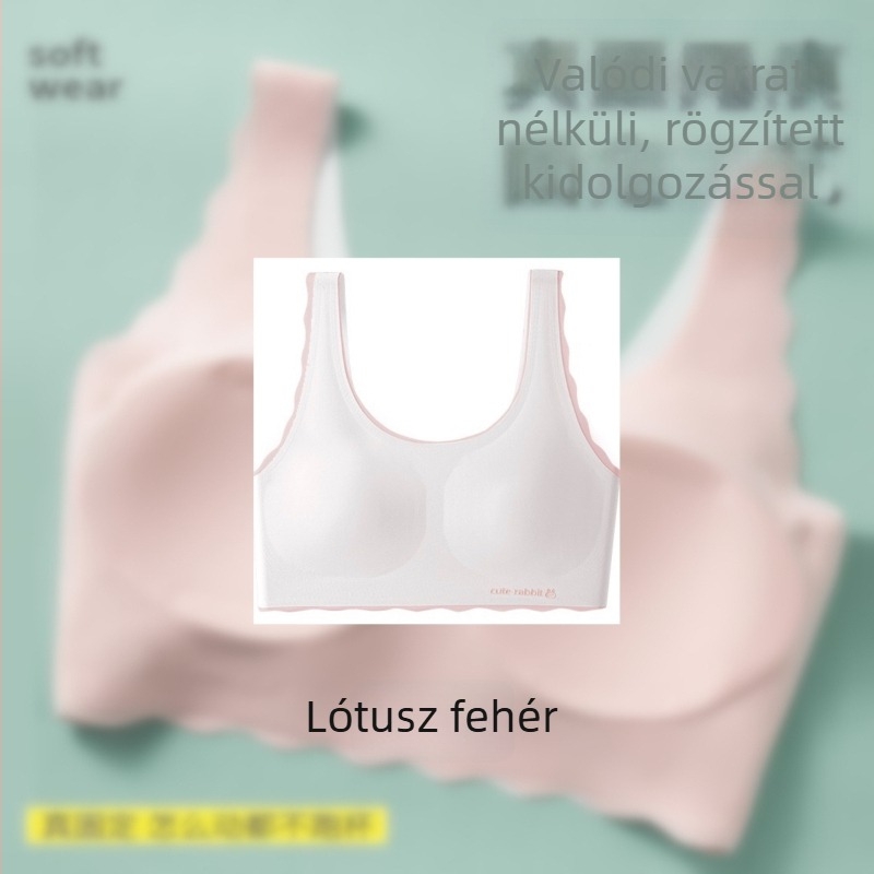 Tinédzser lányoknak – Seamless melltartó vékony, formázott kosárral, mellény-stílusú nylon.
