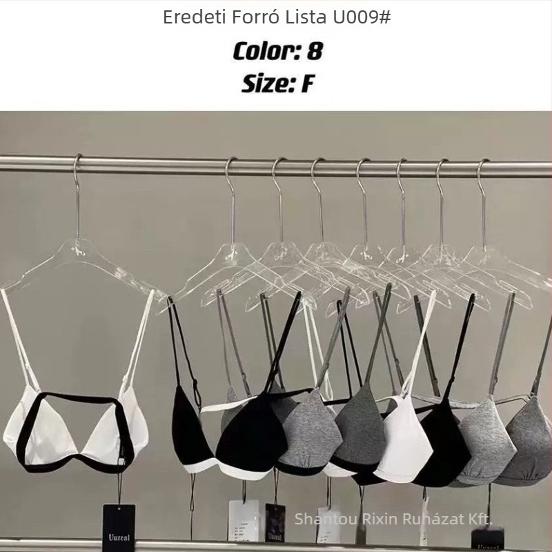 Pamut melltartó hát nélküli 3/4 kosárral, vékony formázott kosár, levehető dupla pántok, lélegző kényelem