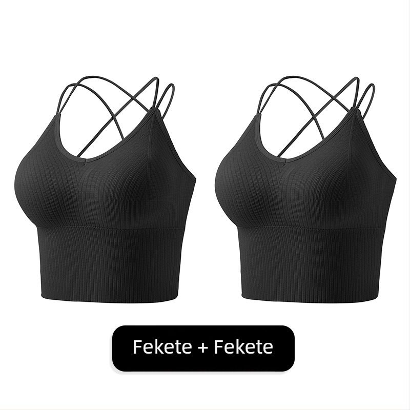 Kivágás nélküli Topkeresztpánt a háton, nylon anyag; 3/4 kosár; formázott kosár felső vékony, alsó vastag; minimalist stílus