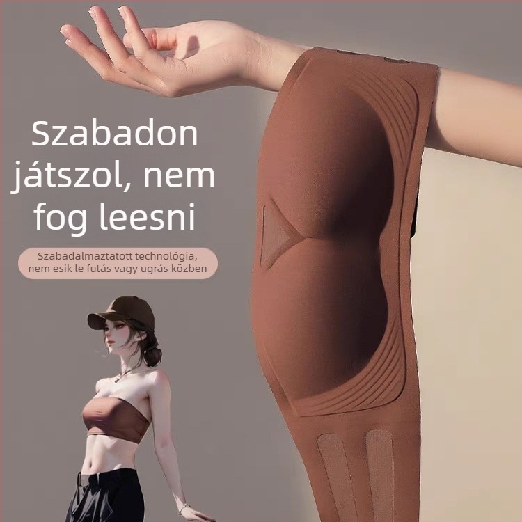 Vállpánt nélküli melltartó, csúszásmentes, láthatatlan, vékony formázott kosarak, nejlon anyag, spandex bélés