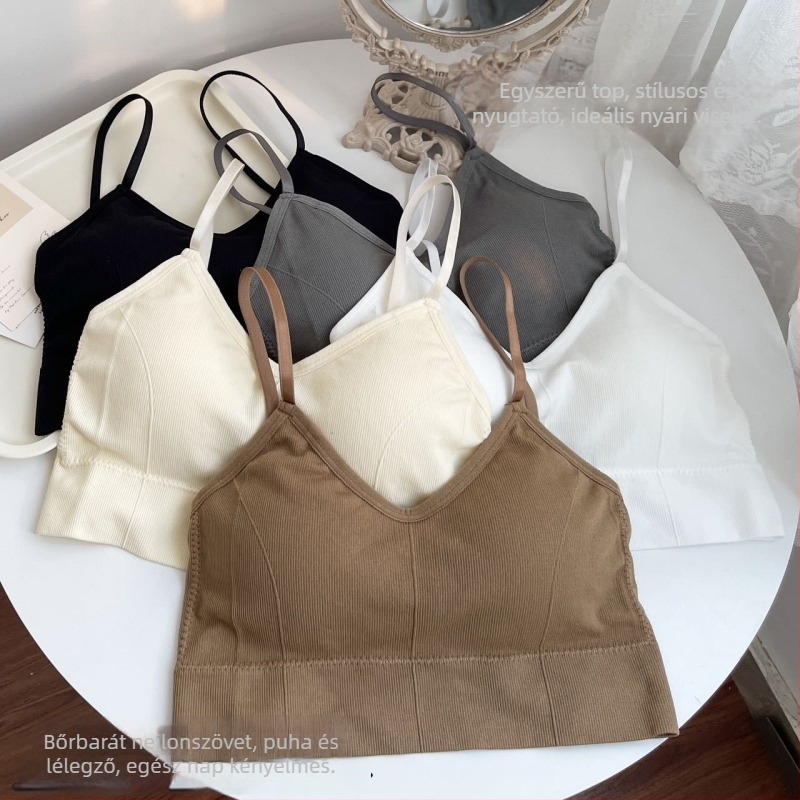 Wrap típusú melltartó nylon 70–80%, szorítás, légáteresztő, felső támasz, 3/4-es kosár, kosárforma: felső vékony / alsó vastag