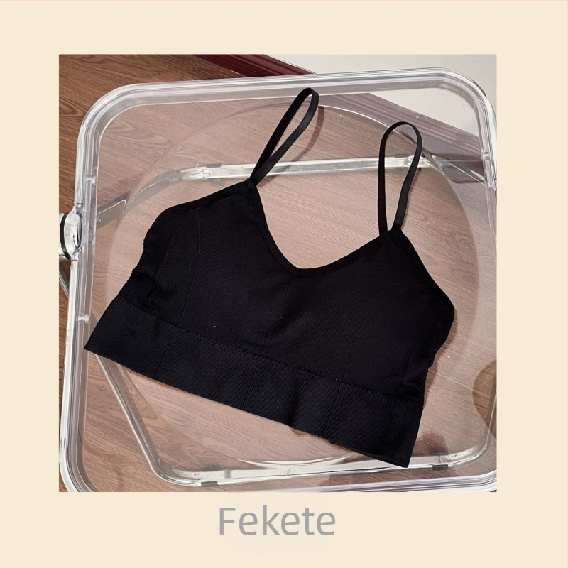 Wrap típusú melltartó nylon 70–80%, szorítás, légáteresztő, felső támasz, 3/4-es kosár, kosárforma: felső vékony / alsó vastag