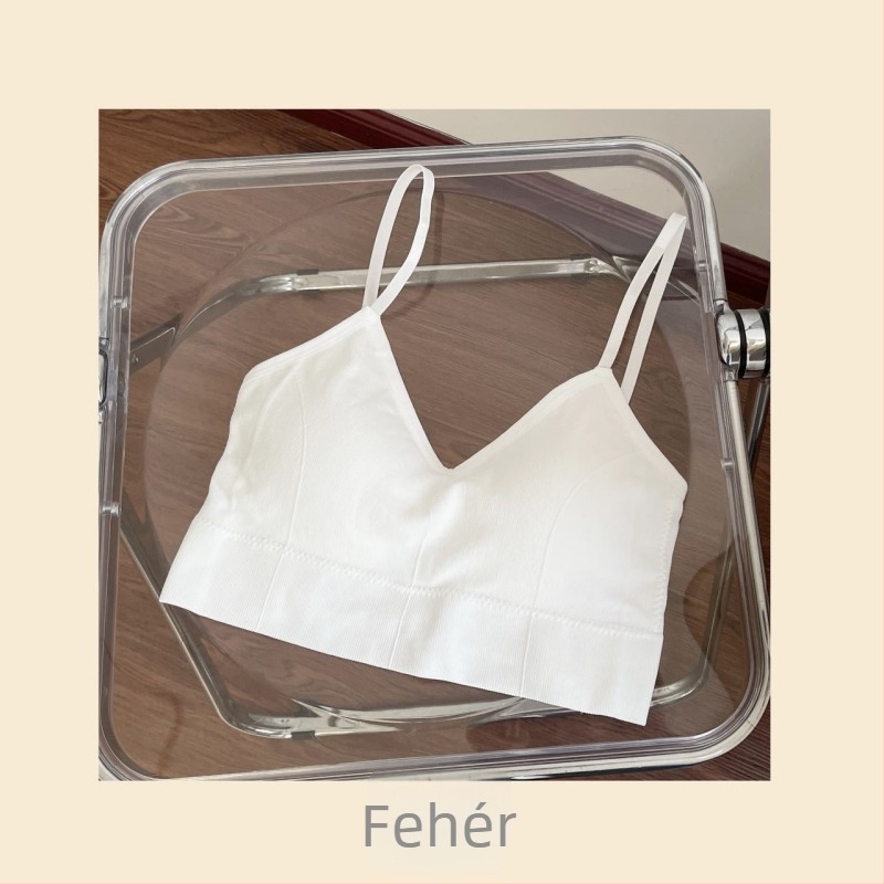 Wrap típusú melltartó nylon 70–80%, szorítás, légáteresztő, felső támasz, 3/4-es kosár, kosárforma: felső vékony / alsó vastag