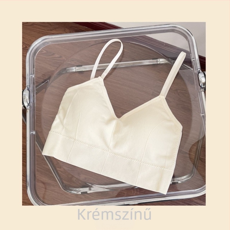 Wrap típusú melltartó nylon 70–80%, szorítás, légáteresztő, felső támasz, 3/4-es kosár, kosárforma: felső vékony / alsó vastag