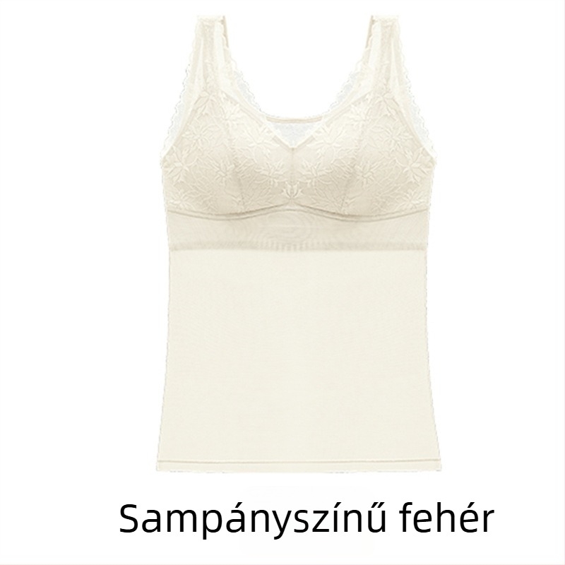 Hálós alakformáló felső pamut bélésével, 3/4-es latex cups, rögzített dupla vállpántok