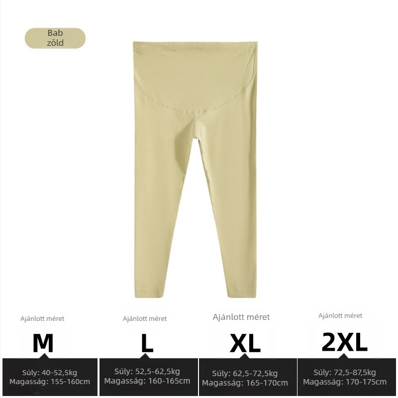 Anyasági szoptatós felső és nadrágszett, hosszú ujjak, szoptatási nyílás, kötött anyag poliészter és spandex