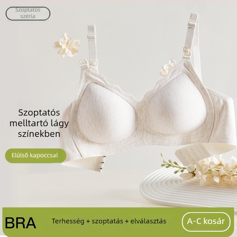 Modal anyasági melltartó, kismama és szoptatás számára, kényelmes tartás és emelés