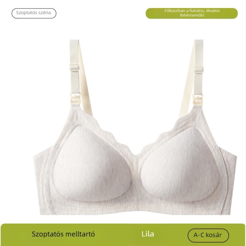 Modal anyasági melltartó, kismama és szoptatás számára, kényelmes tartás és emelés