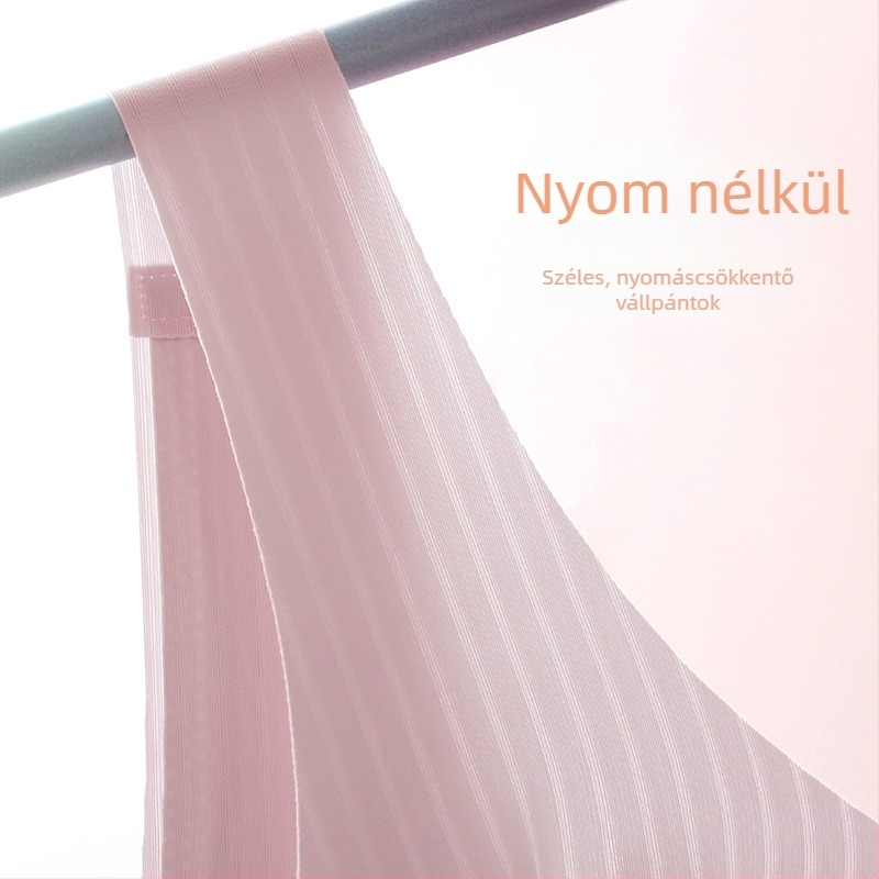 Nylon szoptatós melltartó elöl záródó, vékony formázott kosarakkal, nyári könnyű dizájn