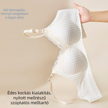 Új vékony szoptatós melltartó terhességre és a szülés utáni időszakra, nőies anyasági fehérnemű a szoptatáshoz