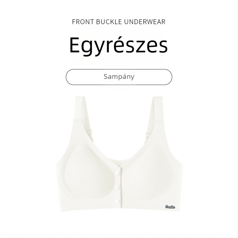 Elöl nyíló szoptatós melltartó terhes nőknek, vezeték nélküli, légáteresztő, anti-esés, vékony kosár