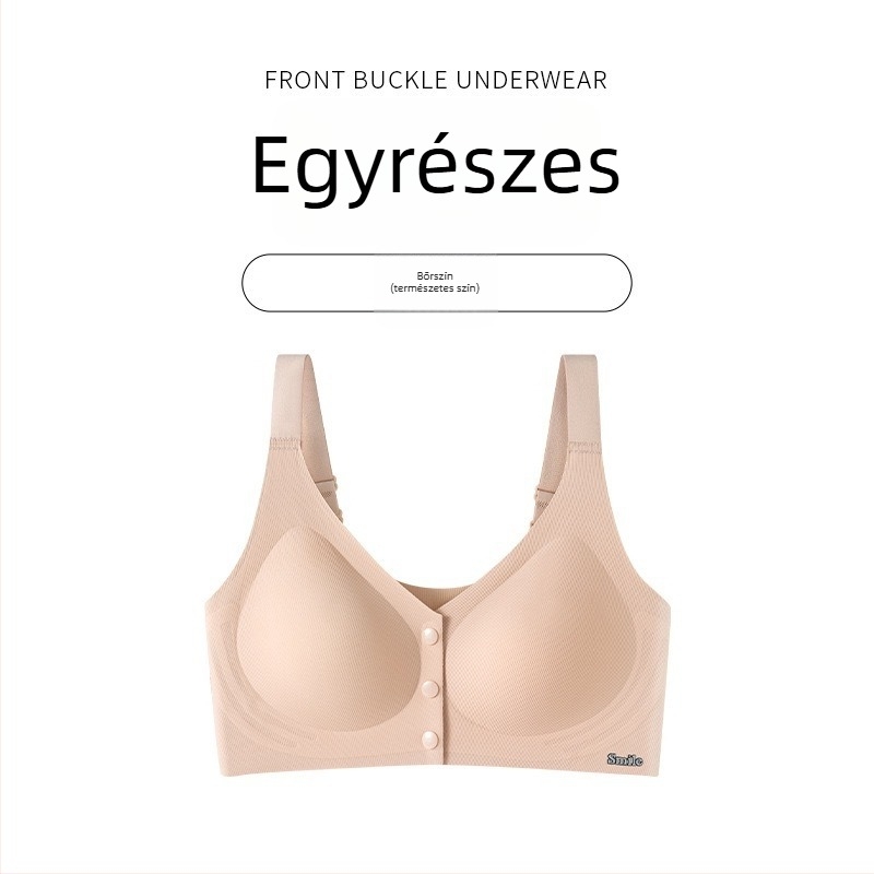 Elöl nyíló szoptatós melltartó terhes nőknek, vezeték nélküli, légáteresztő, anti-esés, vékony kosár