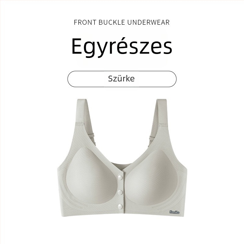 Elöl nyíló szoptatós melltartó terhes nőknek, vezeték nélküli, légáteresztő, anti-esés, vékony kosár