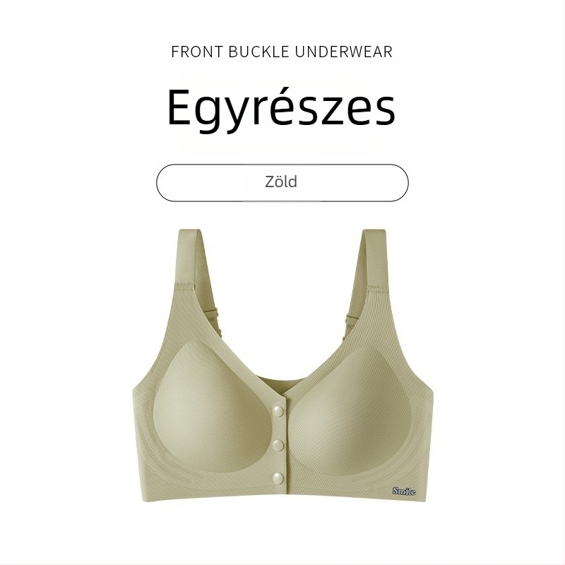 Elöl nyíló szoptatós melltartó terhes nőknek, vezeték nélküli, légáteresztő, anti-esés, vékony kosár