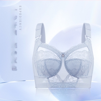 Szoptatós melltartó terhes nőknek – ultra vékonyan formázott kosarai, jacquard csipke dizájn, hátoldali öt sor kapocs, fixált dupla vállpántok, minden szakaszban megfelelő szoptatáshoz