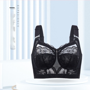 Szoptatós melltartó terhes nőknek – ultra vékonyan formázott kosarai, jacquard csipke dizájn, hátoldali öt sor kapocs, fixált dupla vállpántok, minden szakaszban megfelelő szoptatáshoz