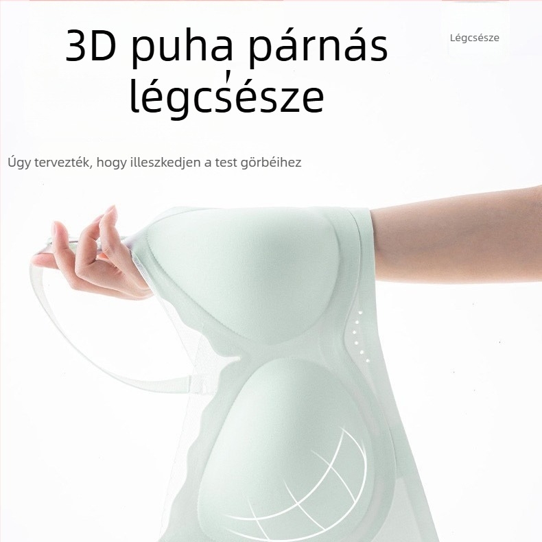 Csipkés szoptatós melltartó, pamut bélés, vezeték nélküli, vékony formázott kosarak