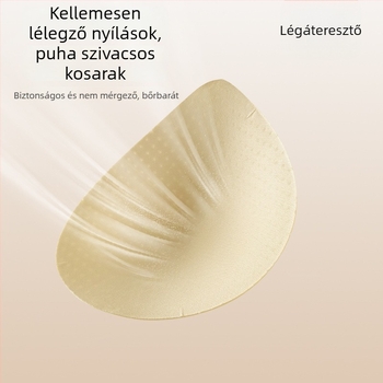 Xingwolai Szoptatós melltartó terhességhez és szülés utáni időszakra – fő anyag nylon 70–80%, vékony formázott kosarak, rögzített vállpántok, hátul négy sor kapocs